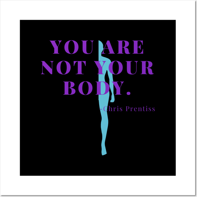 You are not your body Wall Art by Rechtop